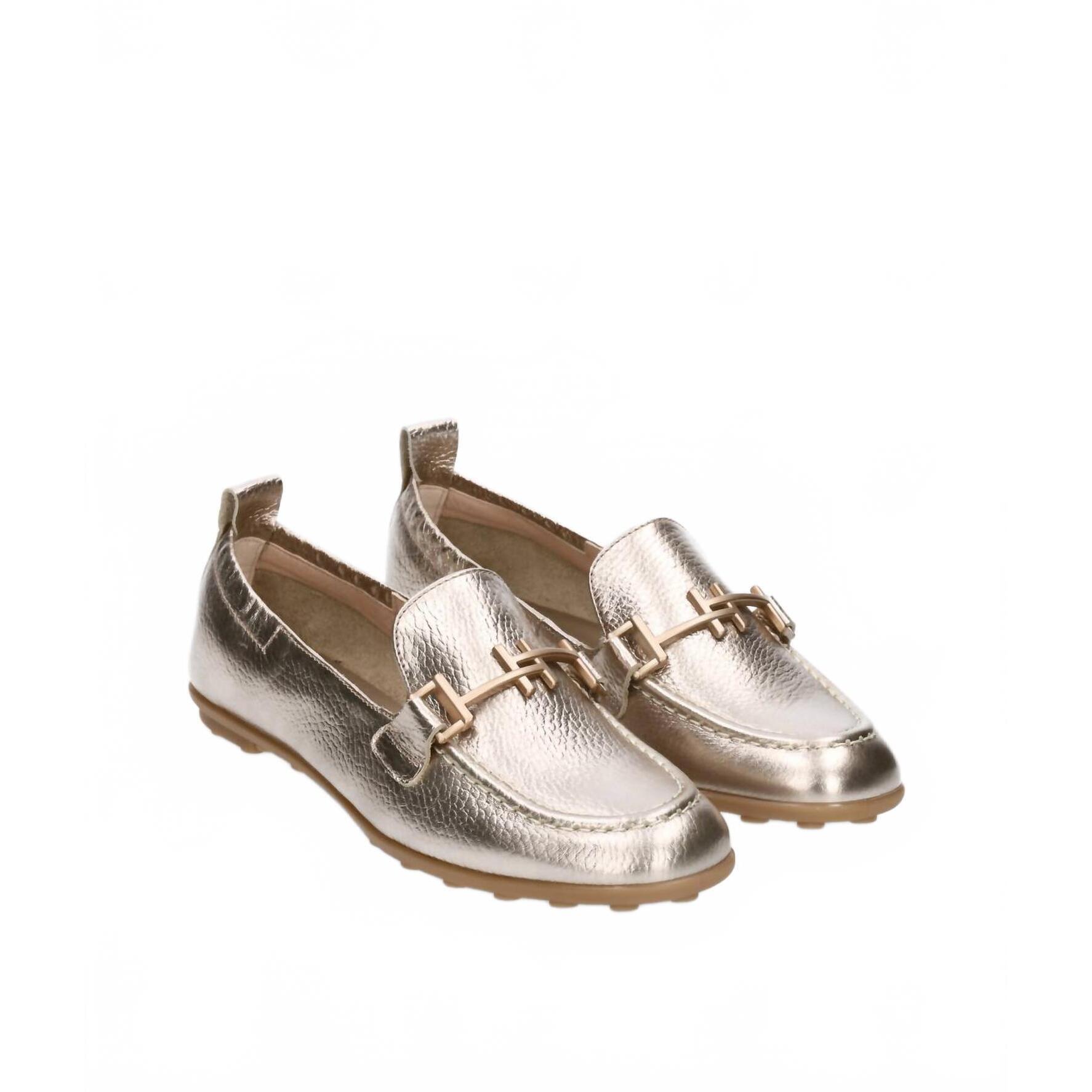 New Hispanitas Women's Bombay Moccasin In Metallic